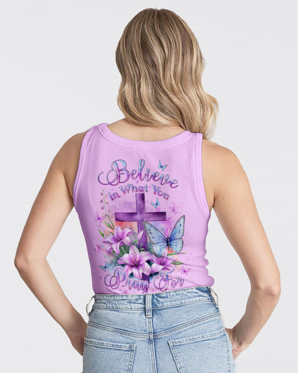 Believe In What You Pray For Women's All Over Print Shirt - Yhlt2011233, easychoo.com