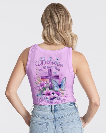 Believe In What You Pray For Women's All Over Print Shirt - Yhlt2011233, easychoo.com