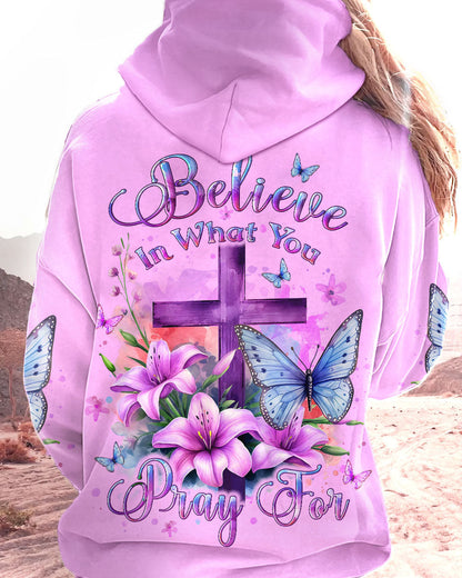 Believe In What You Pray For Women's All Over Print Shirt - Yhlt2011233, easychoo.com