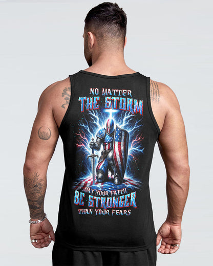 No Matter The Storm Warrior Men's All Over Print Shirt - Tltw1512233, easychoo.com