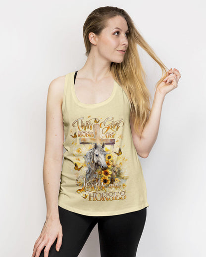 Runs On Jesus And Horses Women's All Over Print - Yhlt2612232, easychoo.com