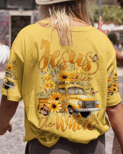 Jesus Take The Wheel Women's All Over Print Shirt - Tytd1212231, easychoo.com