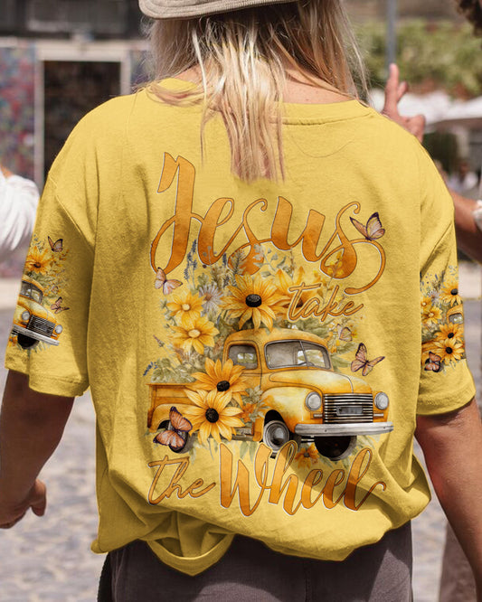 Jesus Take The Wheel Women's All Over Print Shirt - Tytd1212231, easychoo.com