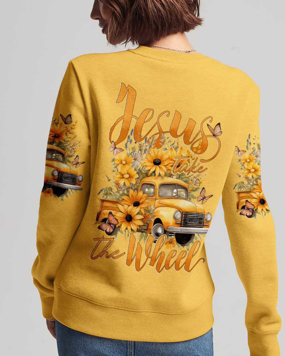 Jesus Take The Wheel Women's All Over Print Shirt - Tytd1212231, easychoo.com