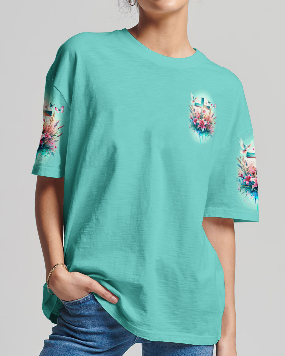 Faith Does Not Make Things Easy Women's All Over Print Shirt - Tytd2810231, easychoo.com