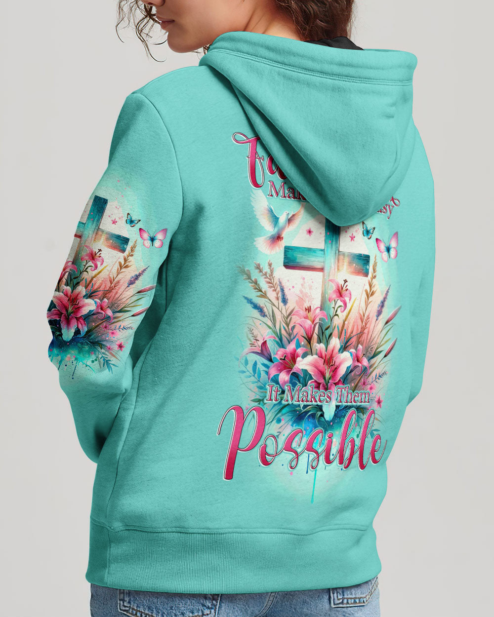 Faith Does Not Make Things Easy Women's All Over Print Shirt - Tytd2810231, easychoo.com