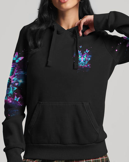 Pray More Worry Less Butterfly Women's All Over Print Shirt - Tlnt2601242, easychoo.com