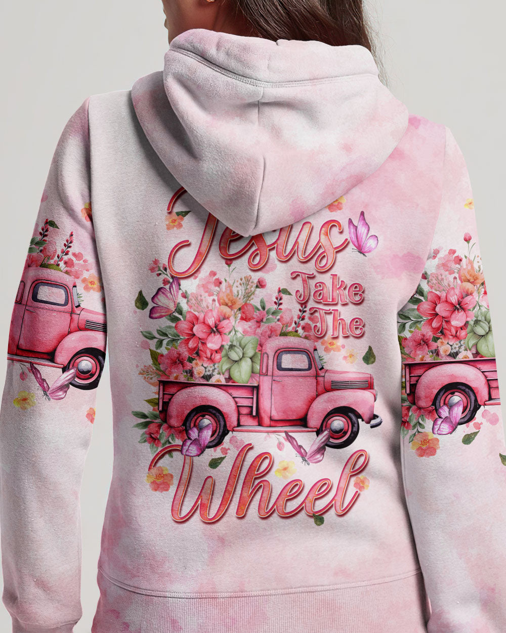 Jesus Take The Wheel Women's All Over Print Shirt - Tyqy1711233, easychoo.com