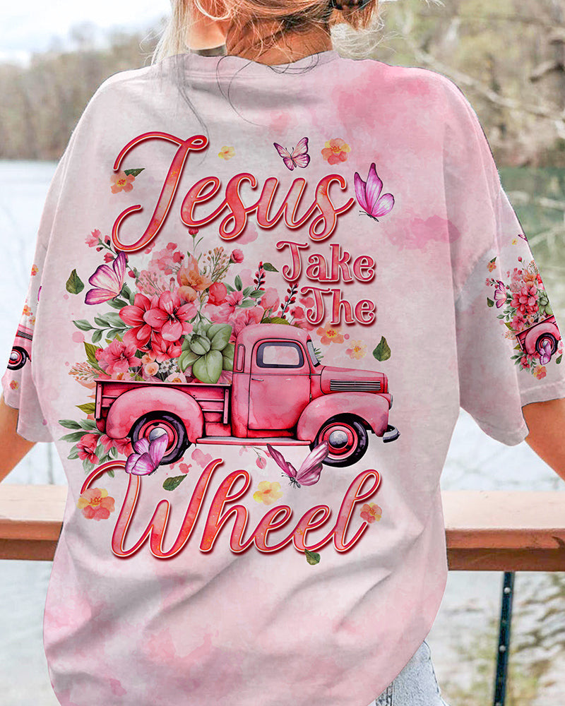 Jesus Take The Wheel Women's All Over Print Shirt - Tyqy1711233, easychoo.com