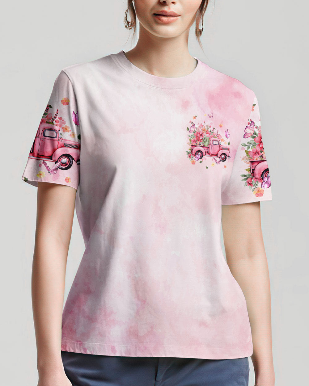 Jesus Take The Wheel Women's All Over Print Shirt - Tyqy1711233, easychoo.com