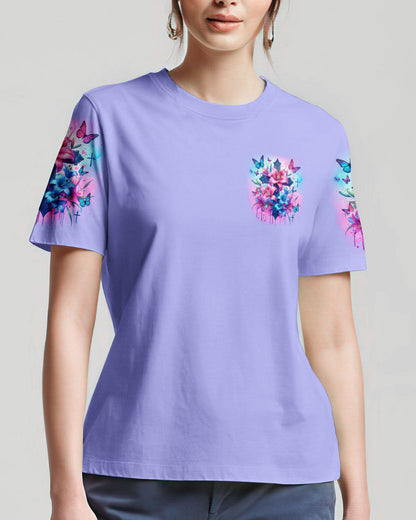 Jesus Is The Way Lilies Cross Women's All Over Print Shirt - Tltr3001241, easychoo.com