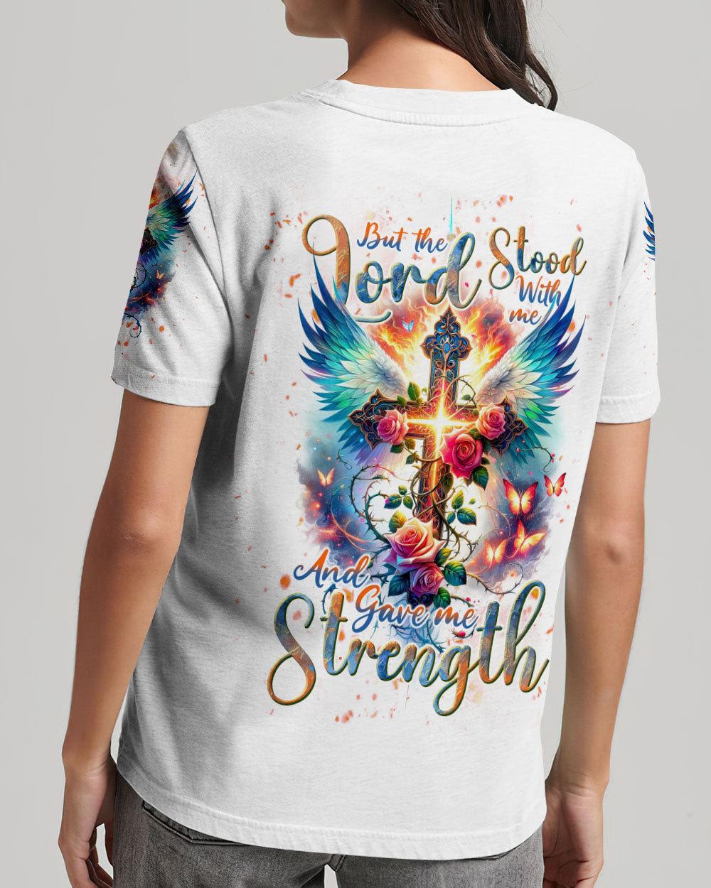 Lord Stood With Me Women's All Over Print Shirt - Tlnt1411234, easychoo.com