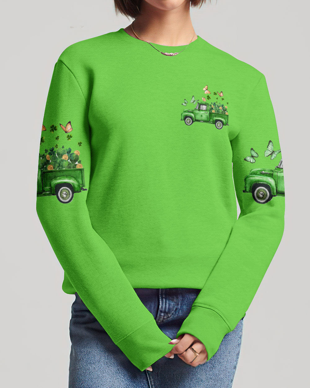 Jesus Take The Wheel Patrick's Day Women's All Over Print Shirt - Tytd0501241, easychoo.com