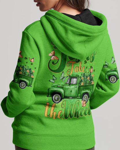 Jesus Take The Wheel Patrick's Day Women's All Over Print Shirt - Tytd0501241, easychoo.com