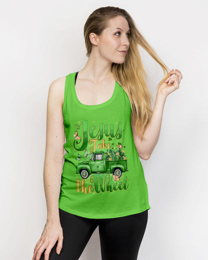 Jesus Take The Wheel Patrick's Day Women's All Over Print Shirt - Tytd0501241, easychoo.com