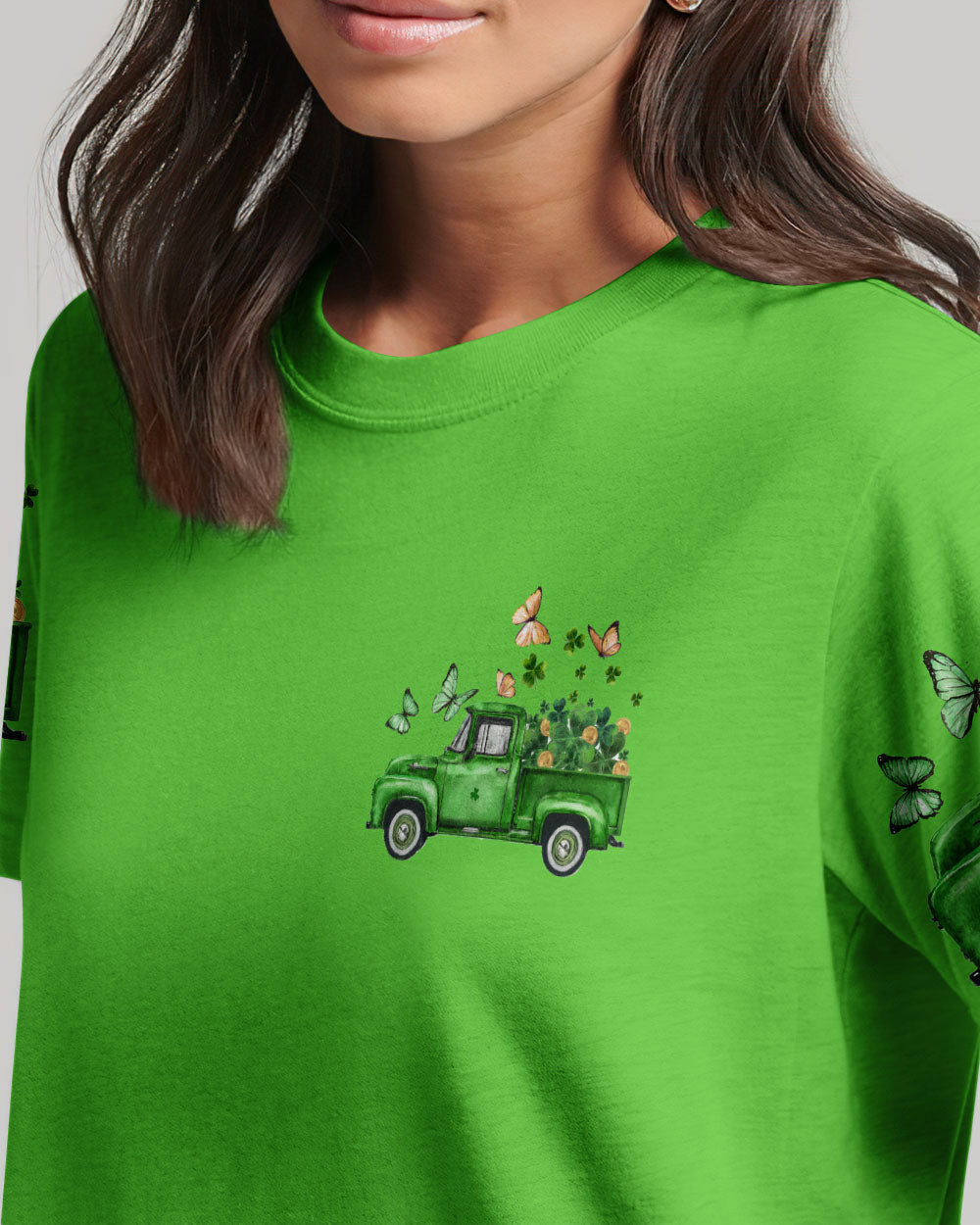 Jesus Take The Wheel Patrick's Day Women's All Over Print Shirt - Tytd0501241, easychoo.com