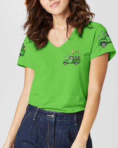 Jesus Take The Wheel Patrick's Day Women's All Over Print Shirt - Tytd0501241, easychoo.com