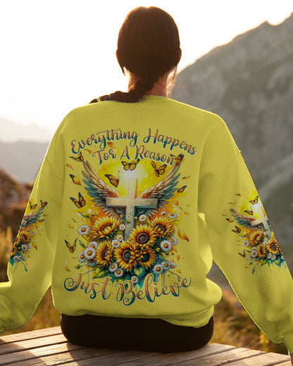 Just Believe Women's All Over Print Shirt - Tytd1511231, easychoo.com