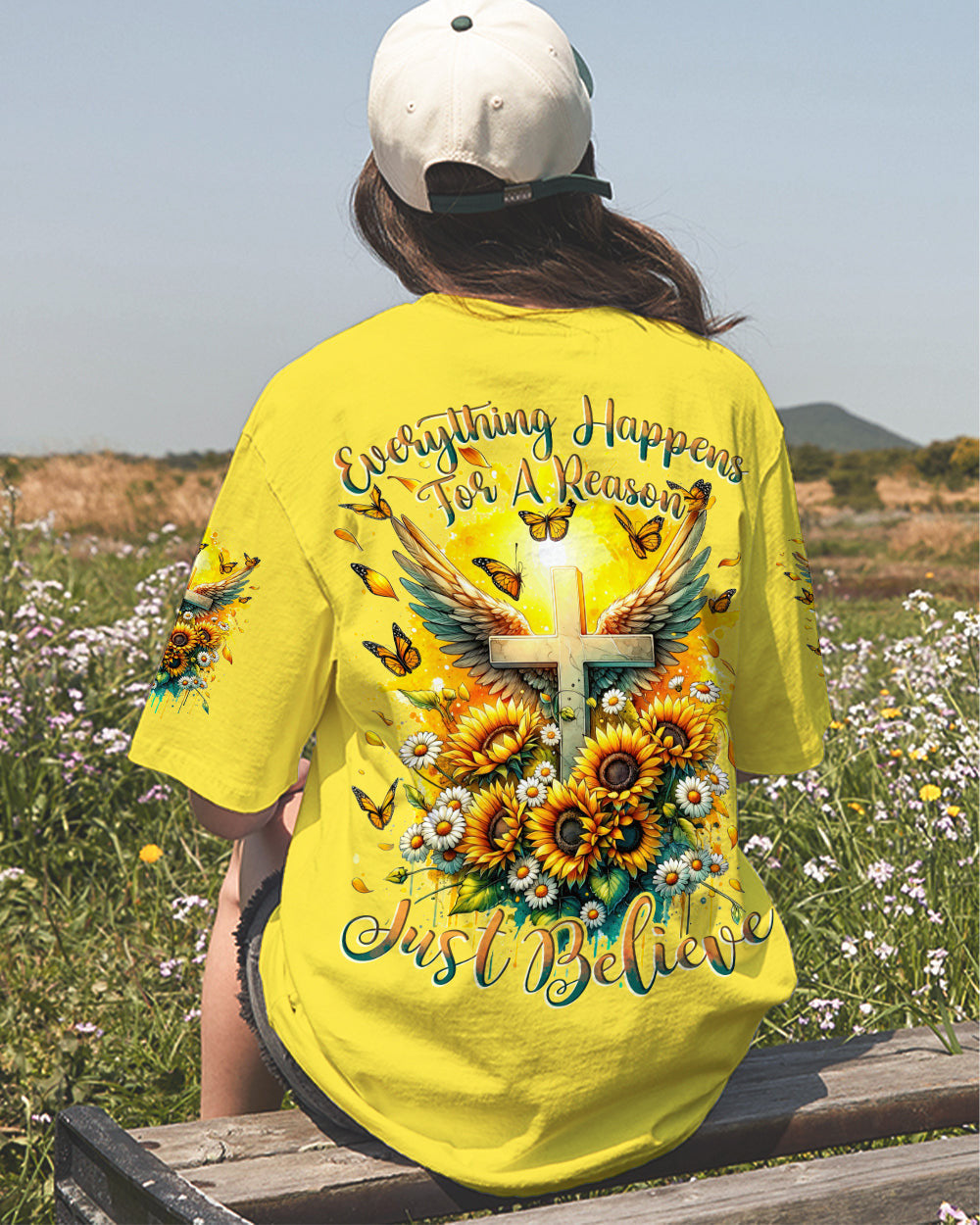 Just Believe Women's All Over Print Shirt - Tytd1511231, easychoo.com