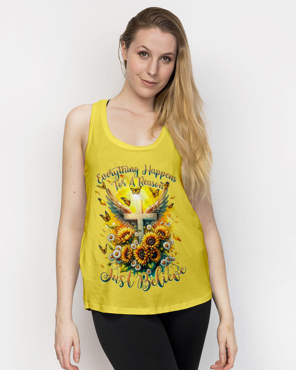 Just Believe Women's All Over Print Shirt - Tytd1511231, easychoo.com