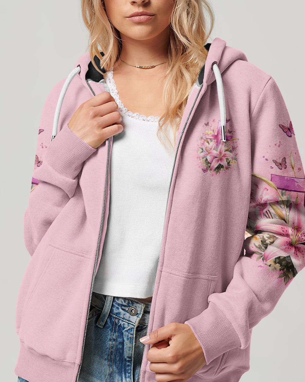 Just A Girl Who Loves Jesus Women's All Over Print Shirt - YHLT1912234, easychoo.com