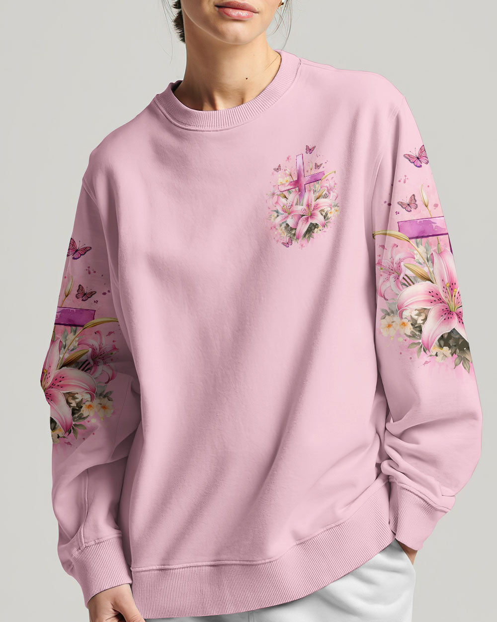 Just A Girl Who Loves Jesus Women's All Over Print Shirt - YHLT1912234, easychoo.com