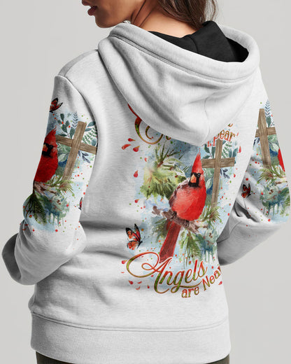 When Cardinals Appear Angels Are Near Women's All Over Print Shirt - Yhkd1411233, easychoo.com