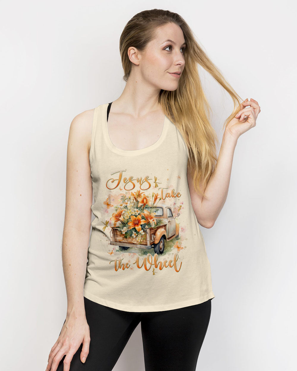 Jesus Take The Wheel Women's All Over Print Shirt - Yhhn0501242, easychoo.com