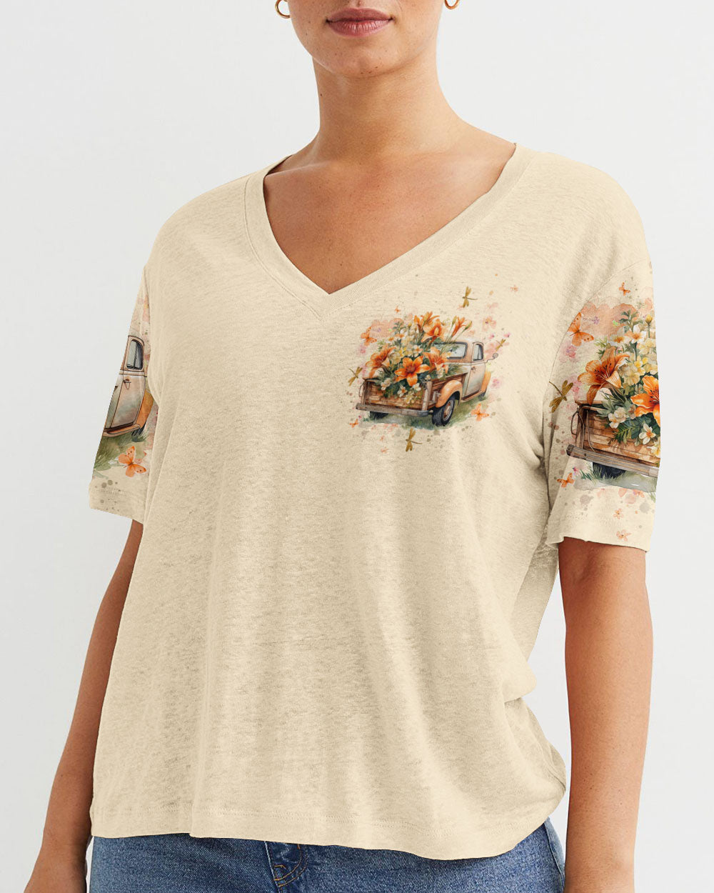 Jesus Take The Wheel Women's All Over Print Shirt - Yhhn0501242, easychoo.com