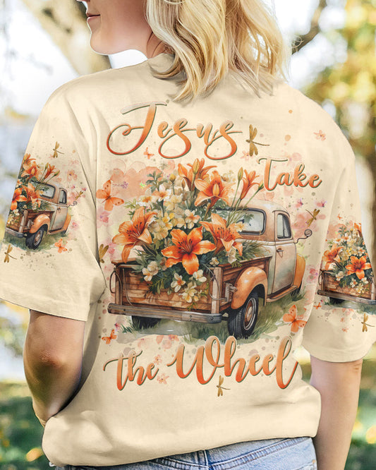 Jesus Take The Wheel Women's All Over Print Shirt - Yhhn0501242, easychoo.com