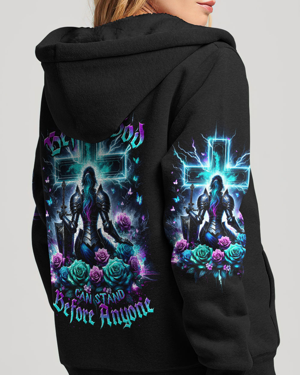 She Who Kneels Before God Warrior Rose Women's All Over Print Shirt - Tltw2712232, easychoo.com