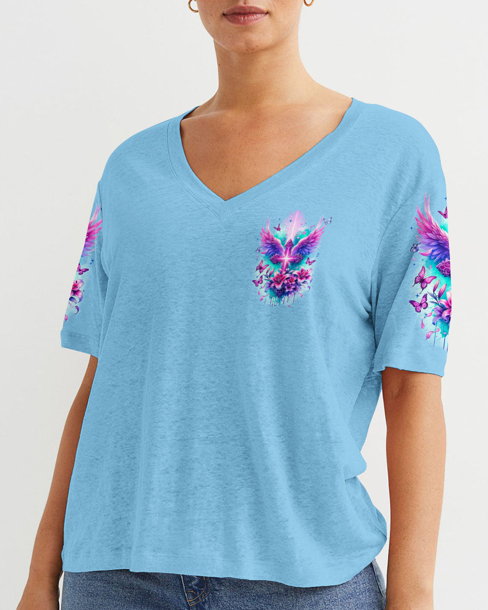 Give Thank To The Lord Women's All Over Print Shirt - Tyqy0801243, easychoo.com