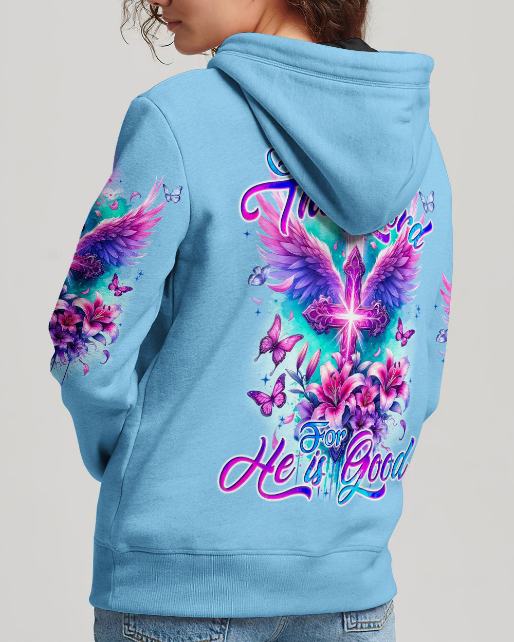 Give Thank To The Lord Women's All Over Print Shirt - Tyqy0801243, easychoo.com