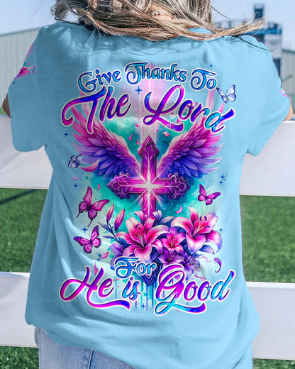 Give Thank To The Lord Women's All Over Print Shirt - Tyqy0801243, easychoo.com