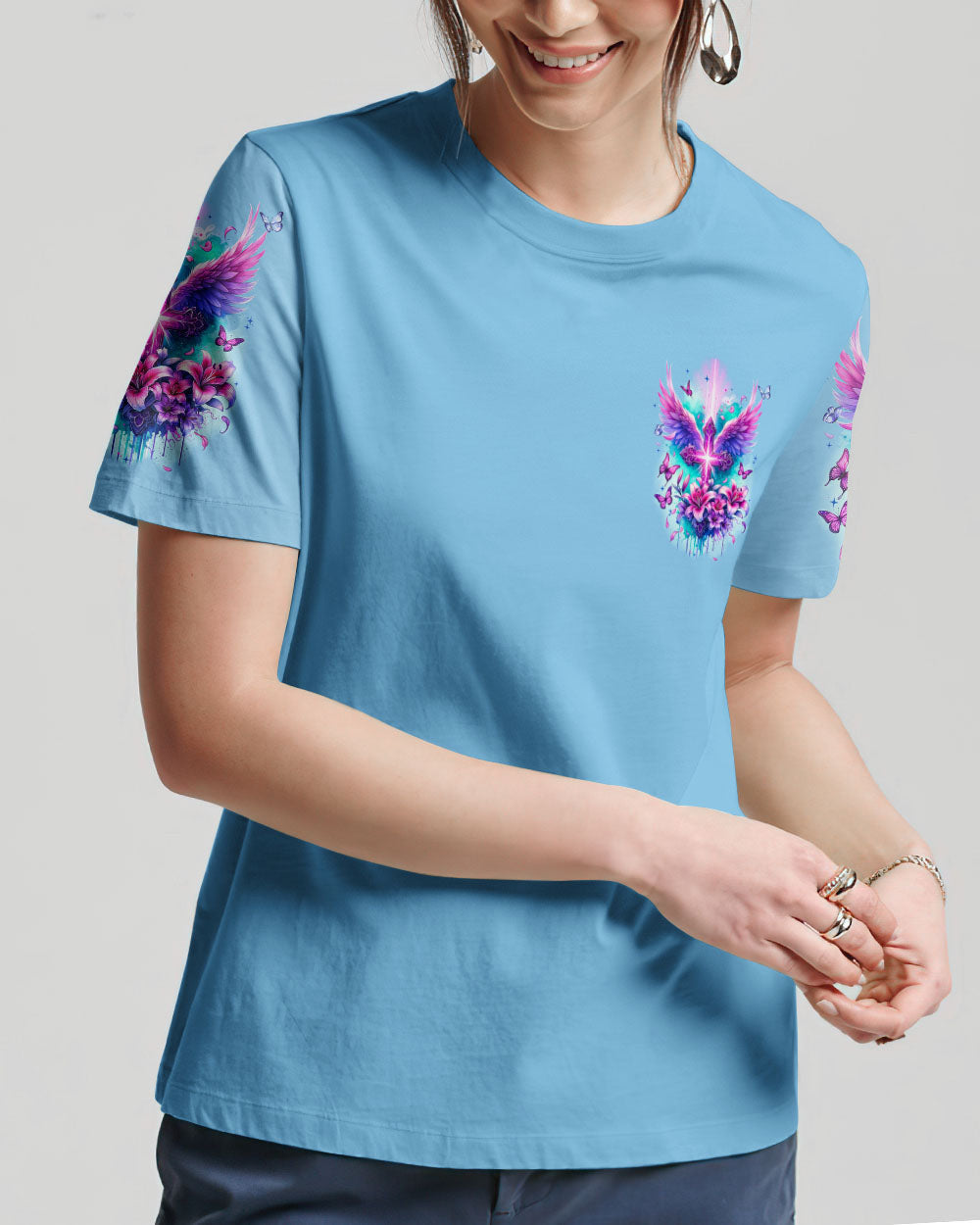 Give Thank To The Lord Women's All Over Print Shirt - Tyqy0801243, easychoo.com
