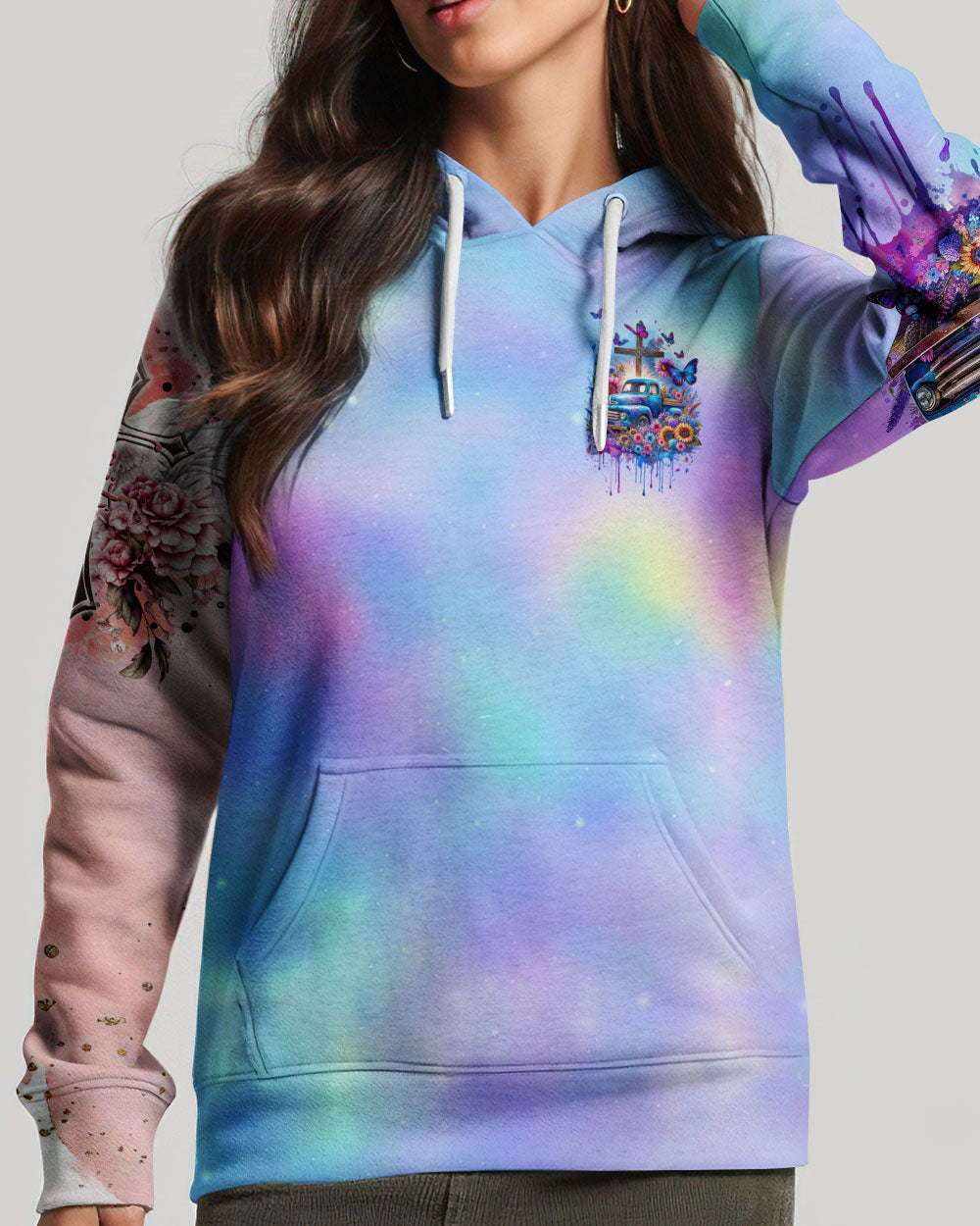 Navigated By Faith Women's All Over Print Shirt - Ty2211232, easychoo.com