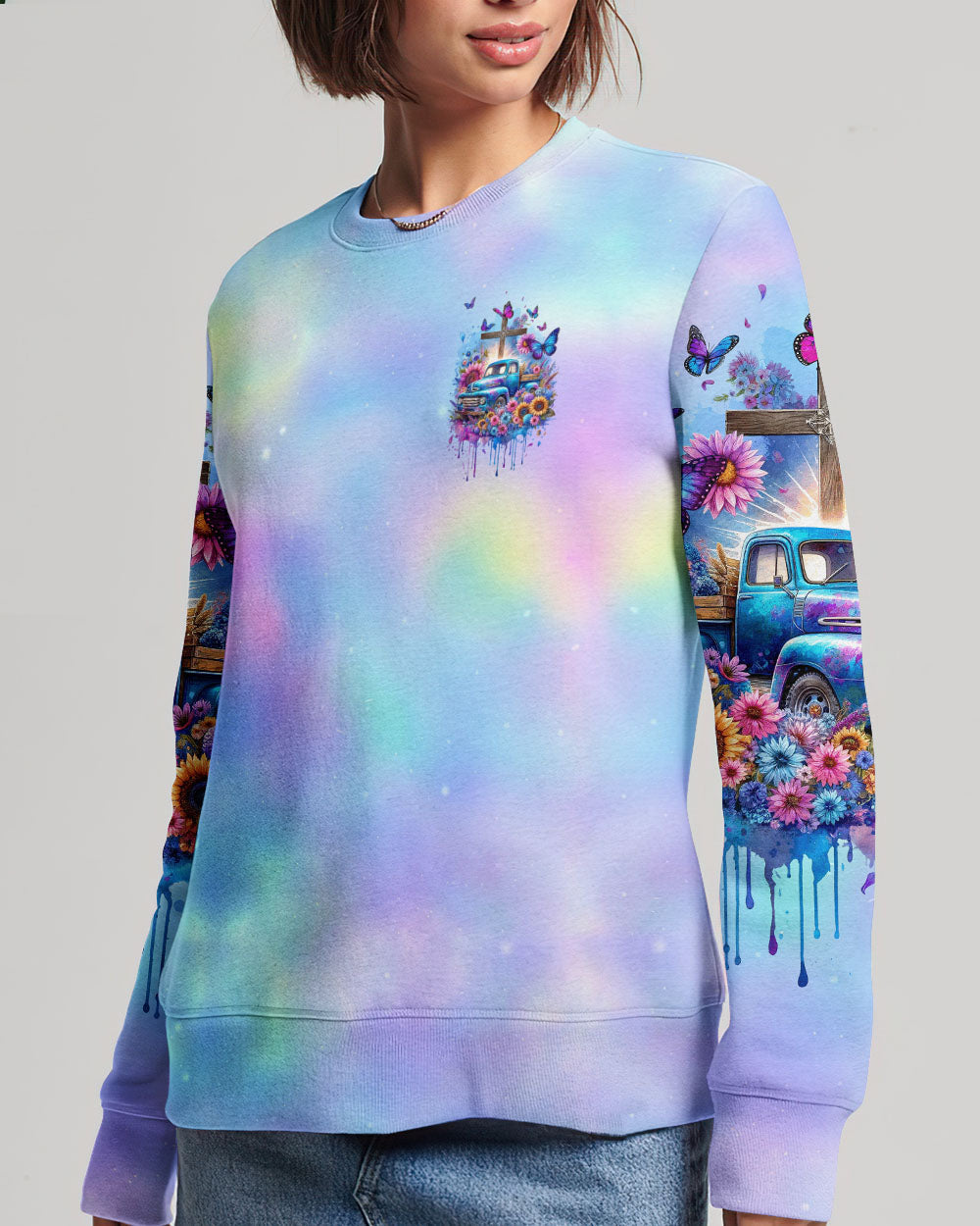 Navigated By Faith Women's All Over Print Shirt - Ty2211232, easychoo.com