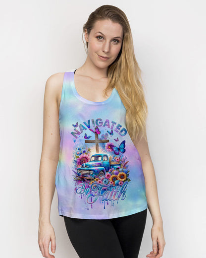 Navigated By Faith Women's All Over Print Shirt - Ty2211232, easychoo.com