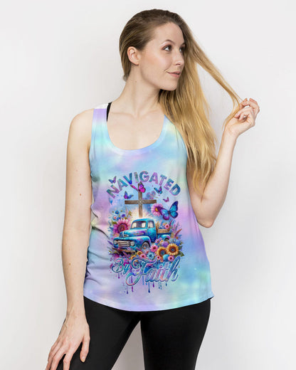 Navigated By Faith Women's All Over Print Shirt - Ty2211232, easychoo.com