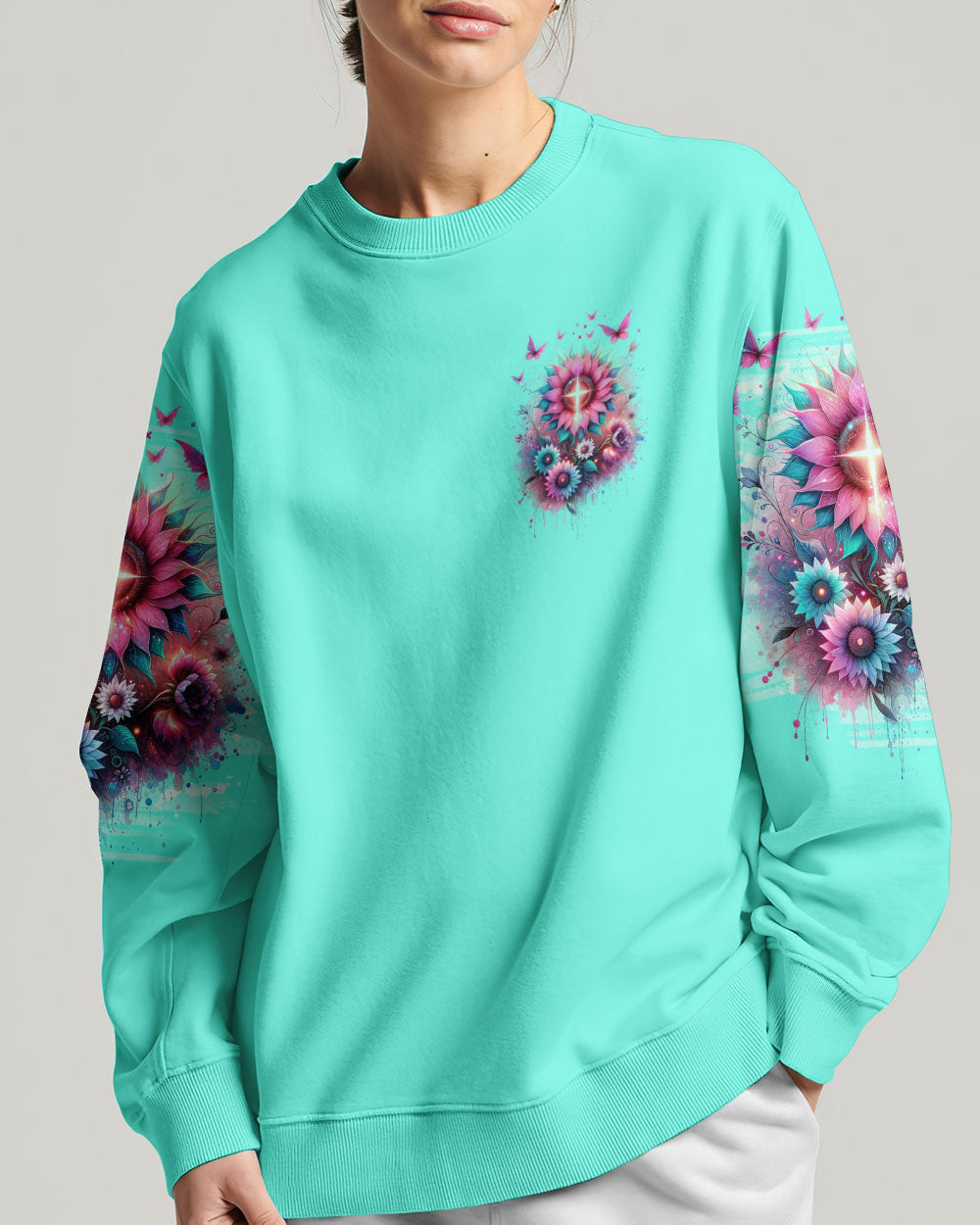 I Believe There Are Angels Among Us Sunflower Women's All Over Print Shirt - Tlno0912233, easychoo.com