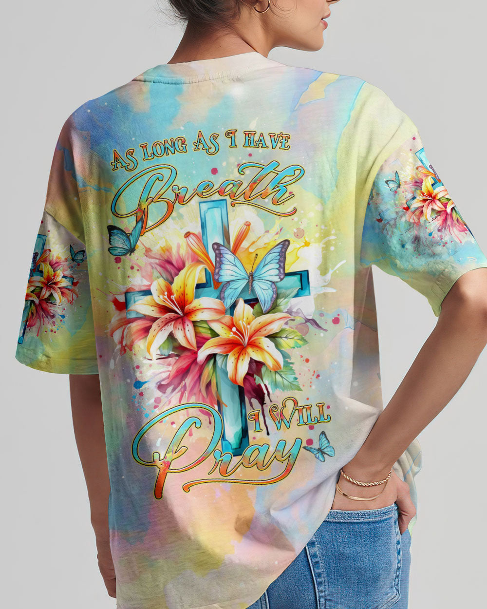 As Long As I Have Breath Women's All Over Print Shirt - Yhdu1311232, easychoo.com