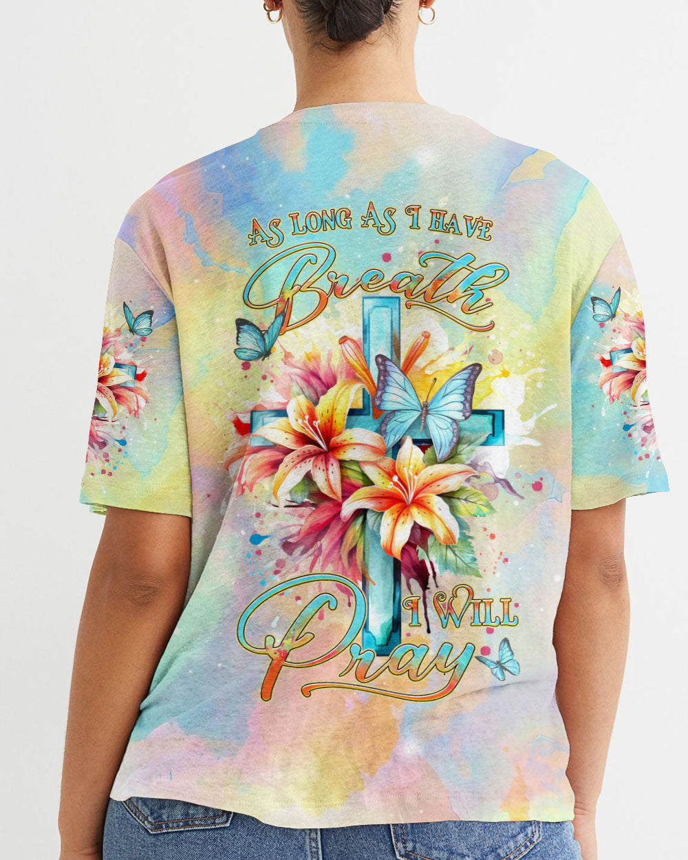 As Long As I Have Breath Women's All Over Print Shirt - Yhdu1311232, easychoo.com