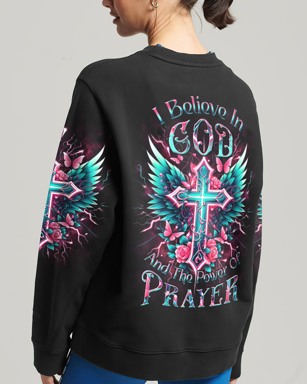 I Believe In God Women's All Over Print Shirt - Yhkd1001242, easychoo.com