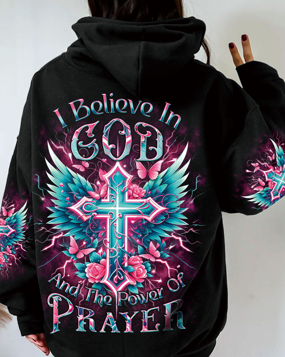 I Believe In God Women's All Over Print Shirt - Yhkd1001242, easychoo.com