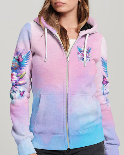 When God Steps In Miracles Happen Cross Lilies Women's All Over Print Shirt - Tlno0502242, easychoo.com