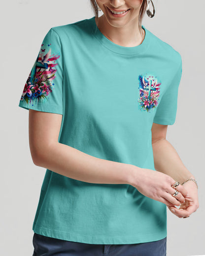 One Nation Under God Women's All Over Print Shirt - Tyqy3110231, easychoo.com
