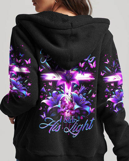 Even In Darkness Cross Lilies Women's All Over Print Shirt - Tltr1001245, easychoo.com