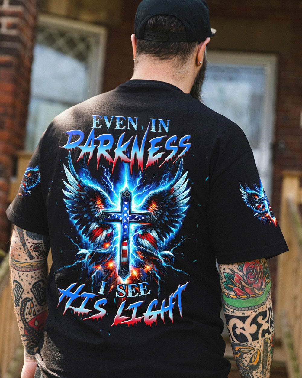 Even In Darkness Wings Men's All Over Print Shirt - Tltw0611233, easychoo.com