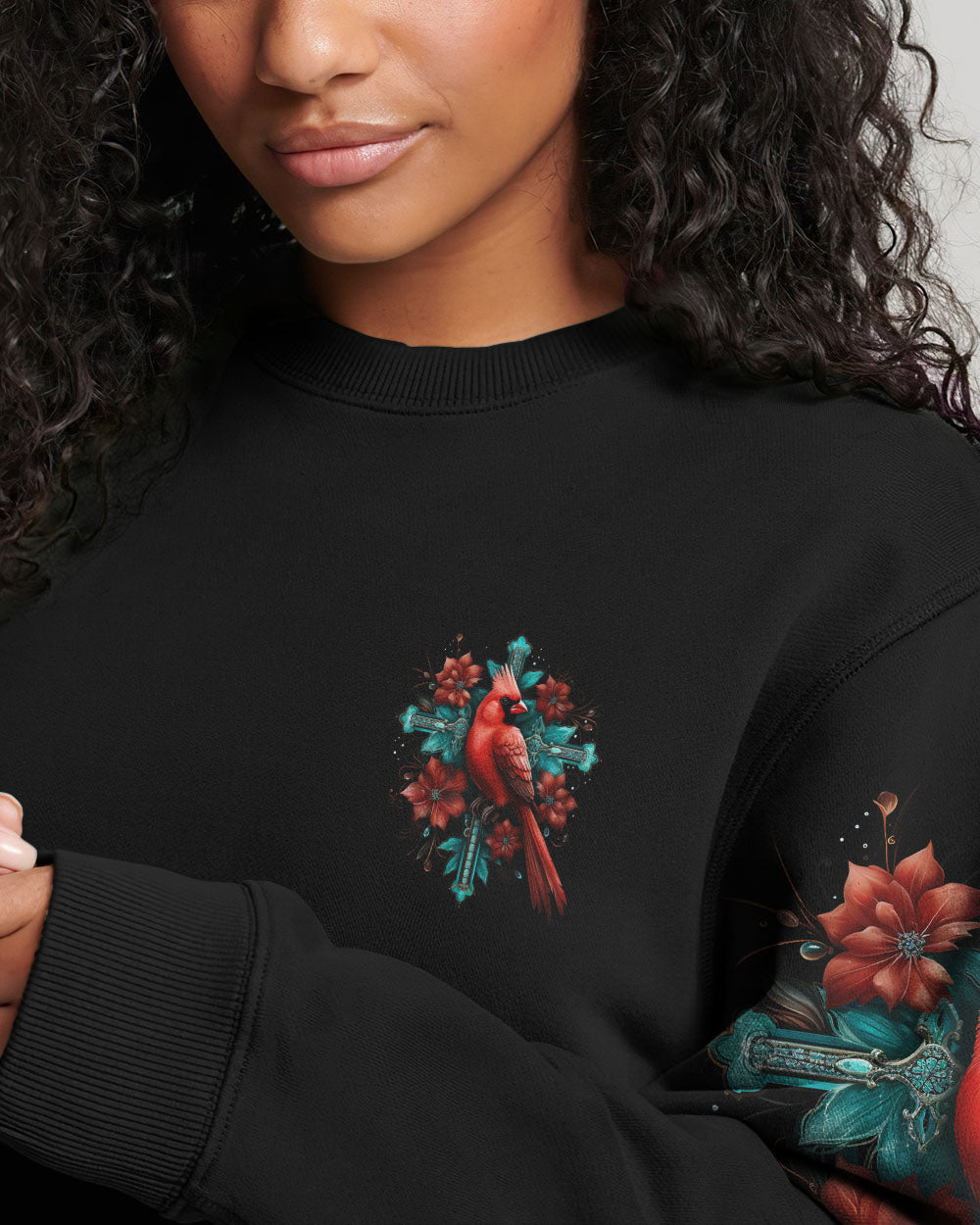 I Believe In God Cardinal Women's All Over Print Shirt - Tlnz0201243, easychoo.com