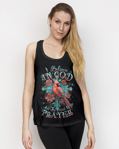 I Believe In God Cardinal Women's All Over Print Shirt - Tlnz0201243, easychoo.com
